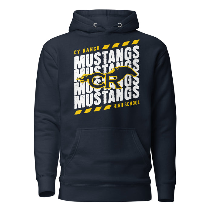Cypress Ranch High School Mustangs Navy Premium Unisex Hoodie 223