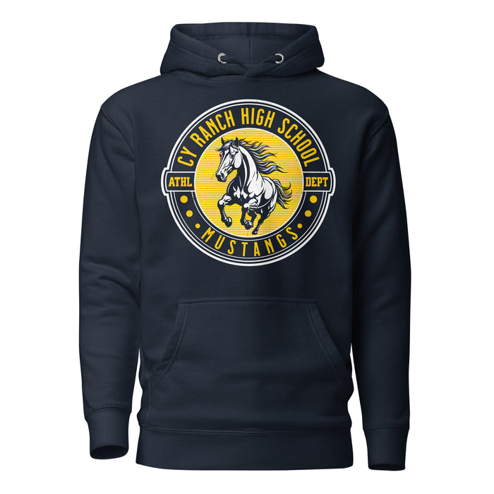 Cypress Ranch High School Mustangs Navy Premium Unisex Hoodie 224
