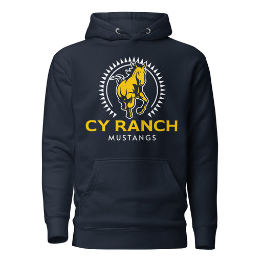 Cypress Ranch High School Mustangs Navy Premium Unisex Hoodie 226