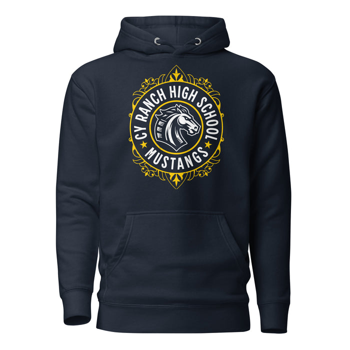 Cypress Ranch High School Mustangs Navy Premium Unisex Hoodie 227