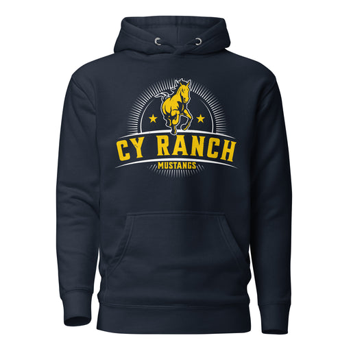 Cypress Ranch High School Mustangs Navy Premium Unisex Hoodie 221