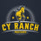 Close-up view of Cypress Ranch High School Mustangs Navy Premium Unisex Hoodie 221