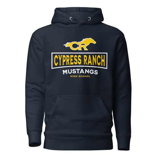 Cypress Ranch High School Mustangs Navy Premium Unisex Hoodie 202