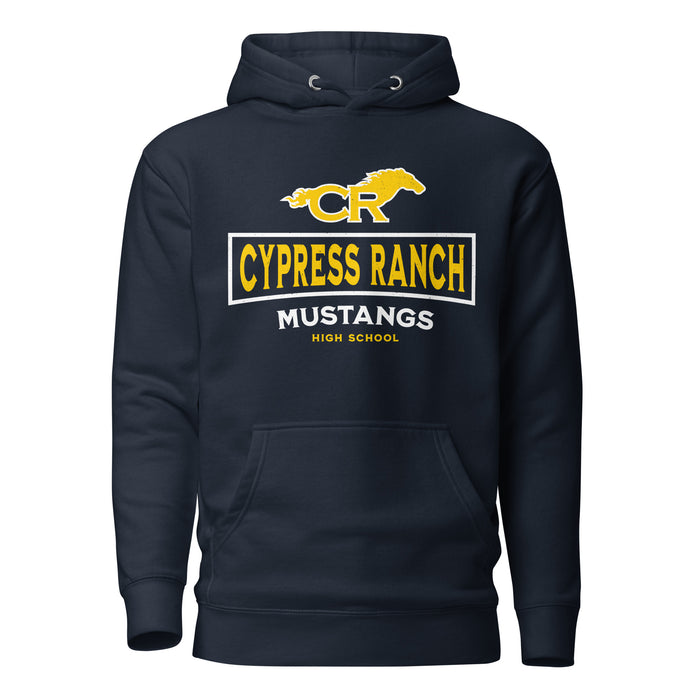 Cypress Ranch High School Mustangs Navy Premium Unisex Hoodie 202