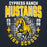 Close-up view of Cypress Ranch High School Mustangs Navy Premium Unisex Hoodie 204