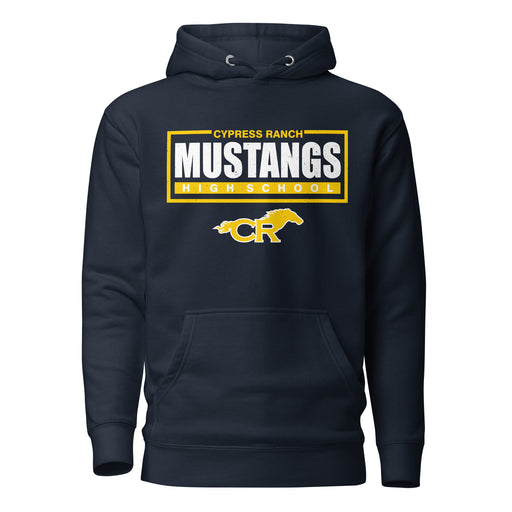 Cypress Ranch High School Mustangs Navy Premium Unisex Hoodie 049