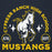 Close-up view of Cypress Ranch High School Mustangs Navy Premium Unisex Hoodie 208