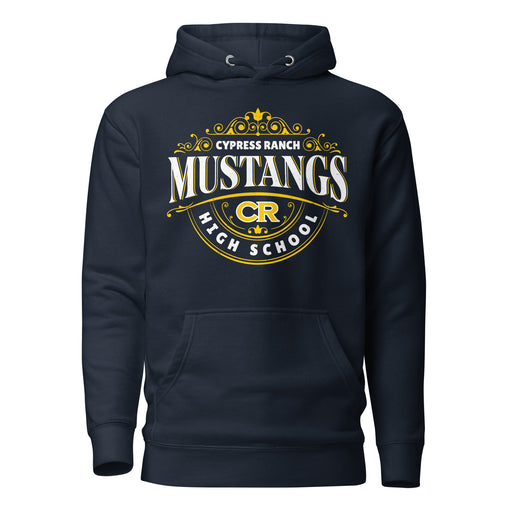 Cypress Ranch High School Mustangs Navy Premium Unisex Hoodie 211