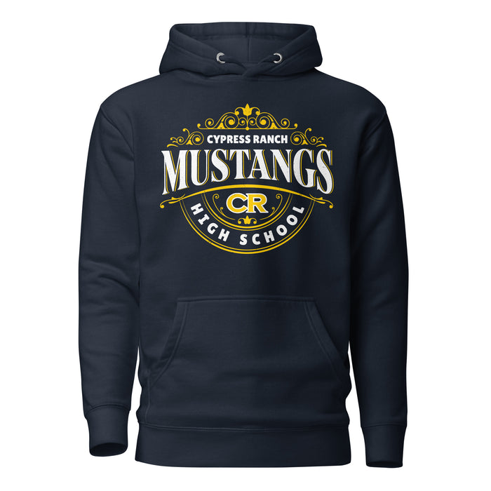 Cypress Ranch High School Mustangs Navy Premium Unisex Hoodie 211