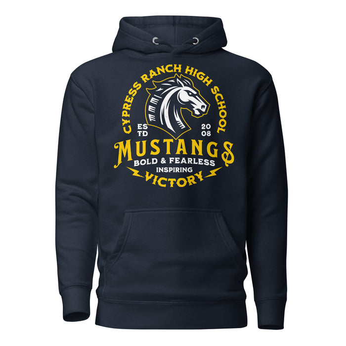 Cypress Ranch High School Mustangs Navy Premium Unisex Hoodie 206
