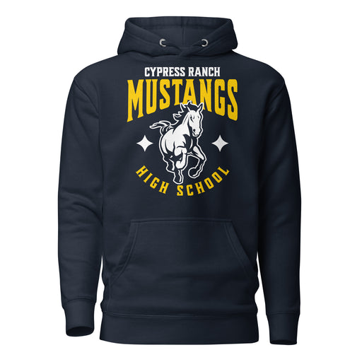 Cypress Ranch High School Mustangs Navy Premium Unisex Hoodie 213