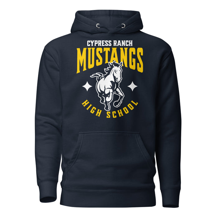 Cypress Ranch High School Mustangs Navy Premium Unisex Hoodie 213