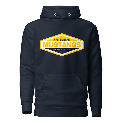 Cypress Ranch High School Mustangs Navy Premium Unisex Hoodie 009