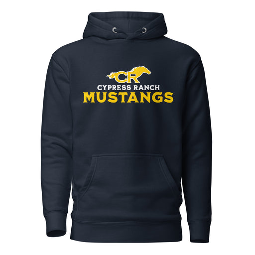 Cypress Ranch High School Mustangs Navy Premium Unisex Hoodie 233