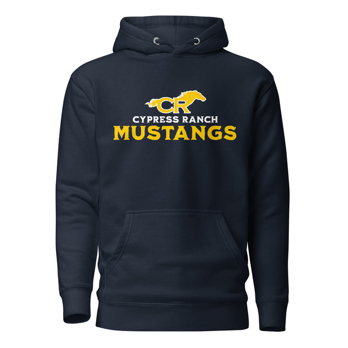 Cypress Ranch High School Mustangs Navy Premium Unisex Hoodie 233