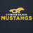 Close-up view of Cypress Ranch High School Mustangs Navy Premium Unisex Hoodie 233