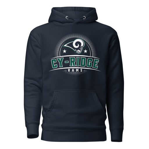 Cypress Ridge High School Rams Navy Premium Unisex Hoodie 221