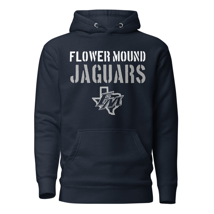 Flower Mound High School Jaguars Navy Blue Premium Hoodie 017