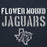 Close-up view of Flower Mound High School Jaguars Navy Blue Premium Hoodie 017