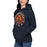 Woman wearing a Bridgeland Bears Premium Navy Hoodie - Design 02