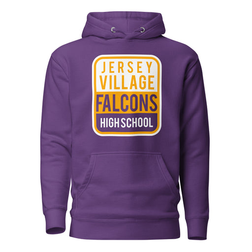 Jersey Village Falcons Premium Purple Hoodie - Design 01