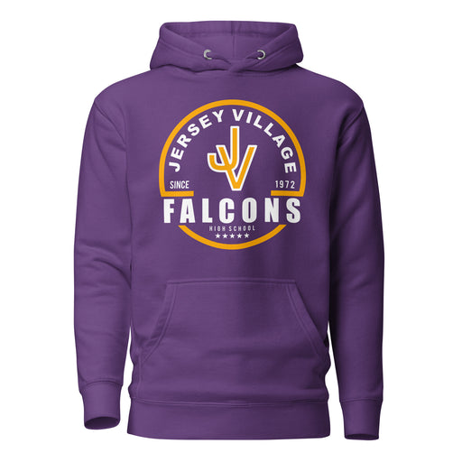 Jersey Village Falcons Premium Purple Hoodie - Design 04