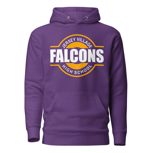 Jersey Village Falcons Premium Purple Hoodie - Design 11