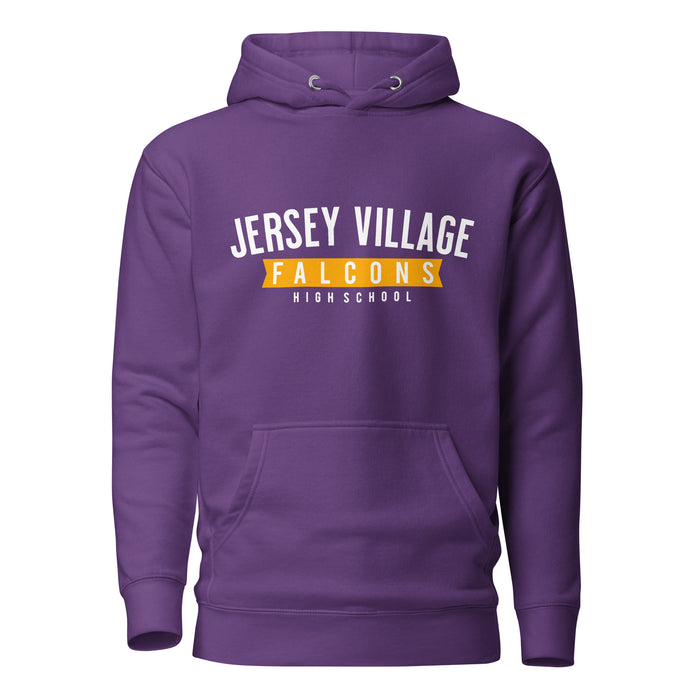 Jersey Village Falcons Premium Purple Hoodie - Design 21