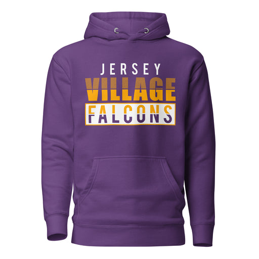 Jersey Village Falcons Premium Purple Hoodie - Design 31