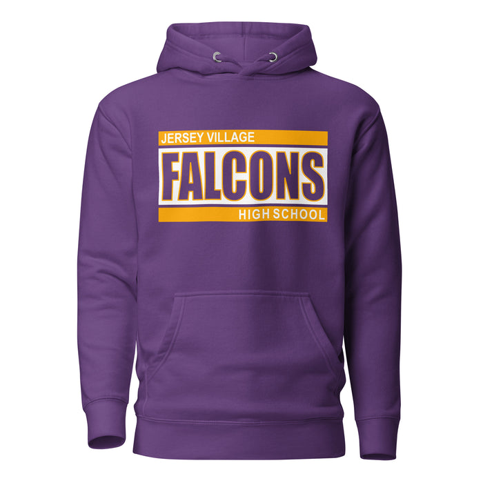 Jersey Village Falcons Premium Purple Hoodie - Design 98