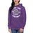 Woman wearing a Klein Cain High School Hurricanes Premium Purple Hoodie 234