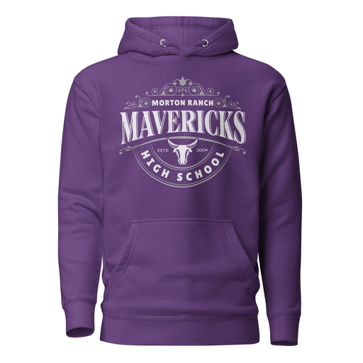 Morton Ranch High School Mavericks Premium Purple Hoodie 202