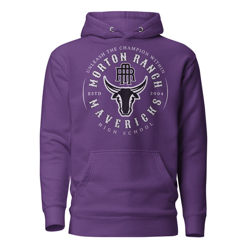 Morton Ranch High School Mavericks Premium Purple Hoodie 203