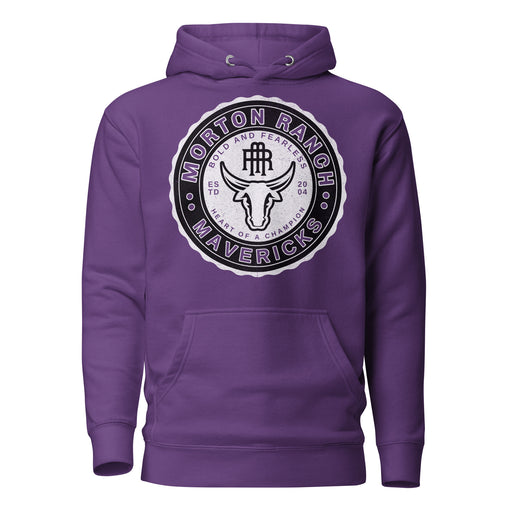 Morton Ranch High School Mavericks Premium Purple Hoodie 204