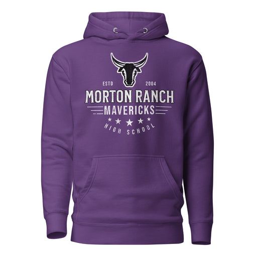 Morton Ranch High School Mavericks Premium Purple Hoodie 205