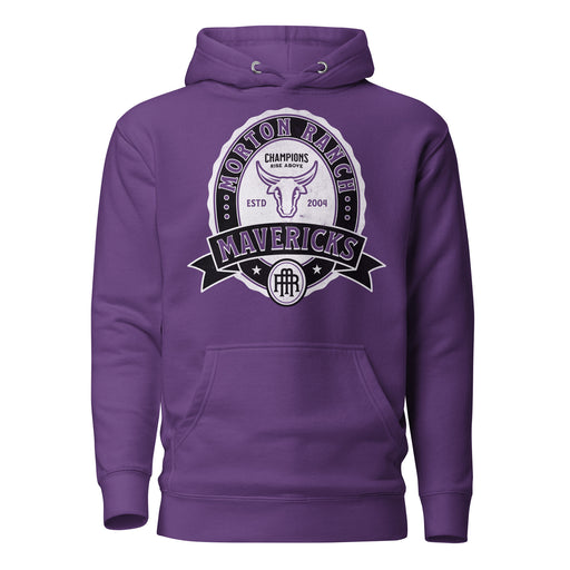 Morton Ranch High School Mavericks Premium Purple Hoodie 206