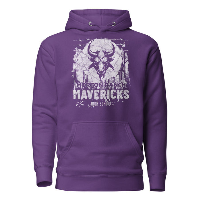 Morton Ranch High School Mavericks Premium Purple Hoodie 207