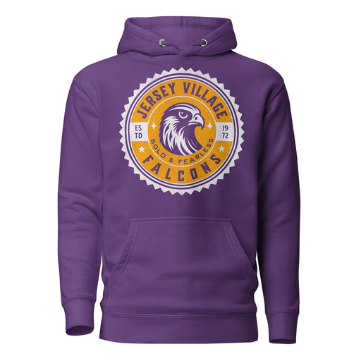 Jersey Village High School Falcons Premium Purple Hoodie 201