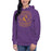 Woman wearing a Jersey Village High School Falcons Premium Purple Hoodie 208