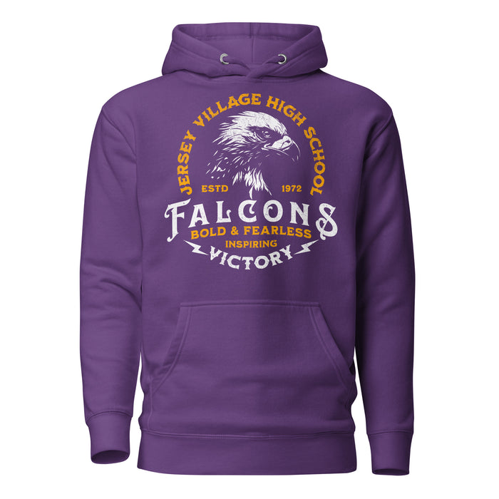 Jersey Village High School Falcons Premium Purple Hoodie 209