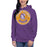 Woman wearing a Jersey Village High School Falcons Premium Purple Hoodie 210