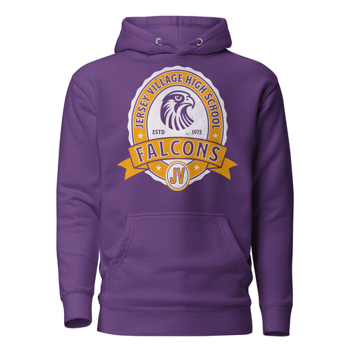 Jersey Village High School Falcons Premium Purple Hoodie 213