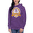 Woman wearing a Jersey Village High School Falcons Premium Purple Hoodie 213