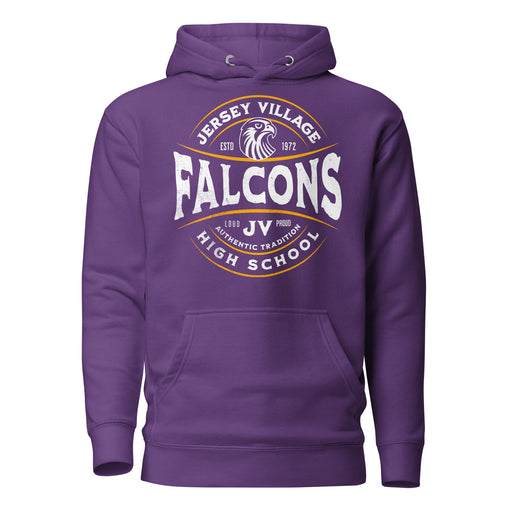 Jersey Village High School Falcons Premium Purple Hoodie 217