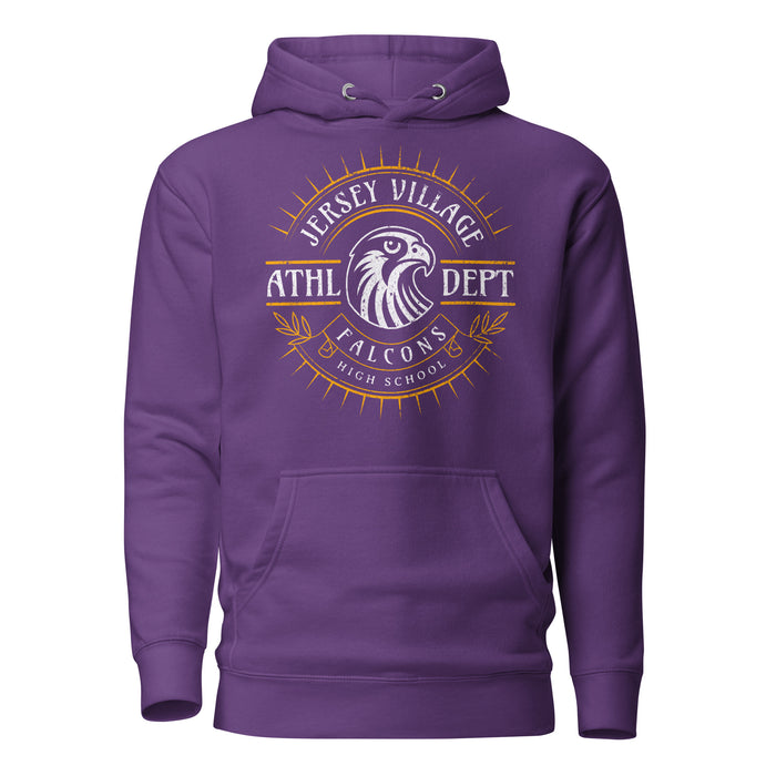 Jersey Village High School Falcons Premium Purple Hoodie 220