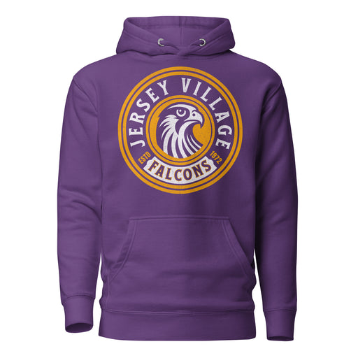 Jersey Village High School Falcons Premium Purple Hoodie 219