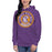 Woman wearing a Jersey Village High School Falcons Premium Purple Hoodie 219