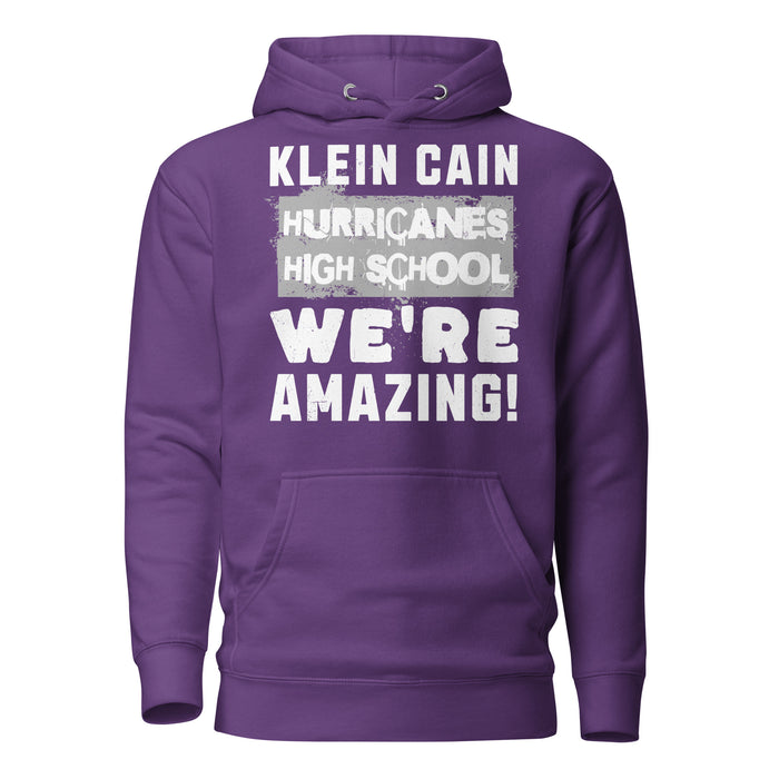 Klein Cain High School Hurricanes Purple Premium Unisex Hoodie 231