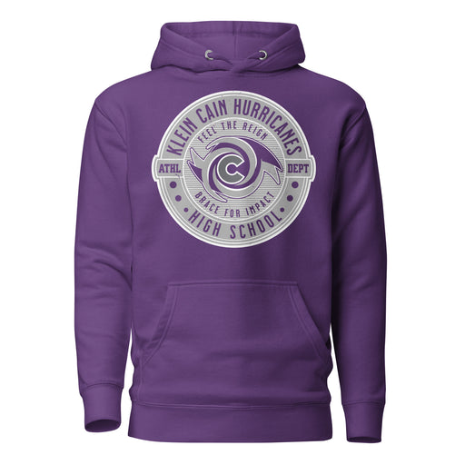 Klein Cain High School Hurricanes Purple Premium Unisex Hoodie 224
