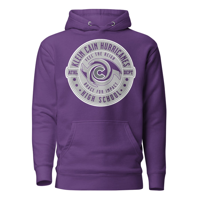 Klein Cain High School Hurricanes Purple Premium Unisex Hoodie 224